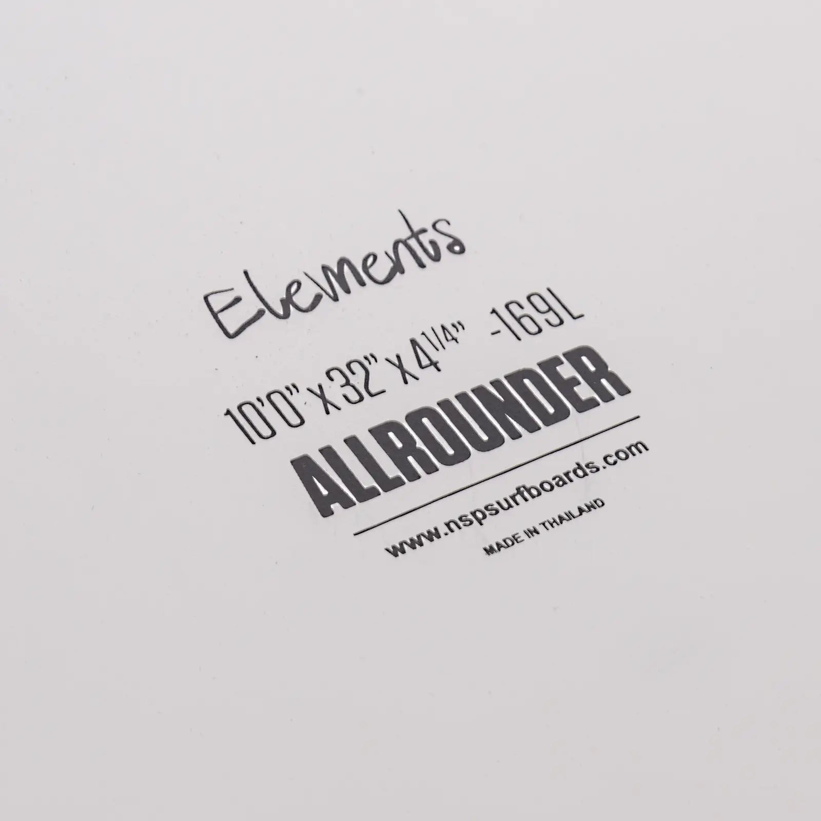 NSP Allrounder Elements    NSP Europe