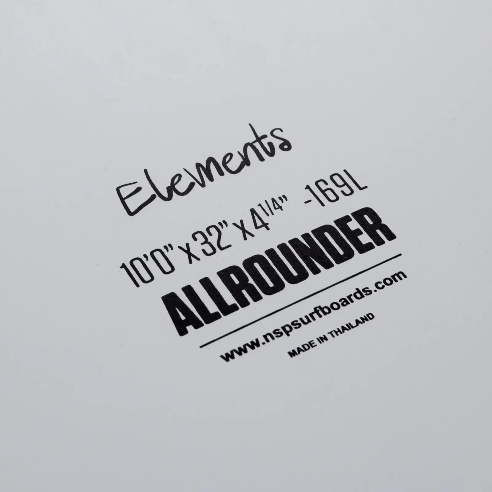 NSP Allrounder Elements    NSP Europe