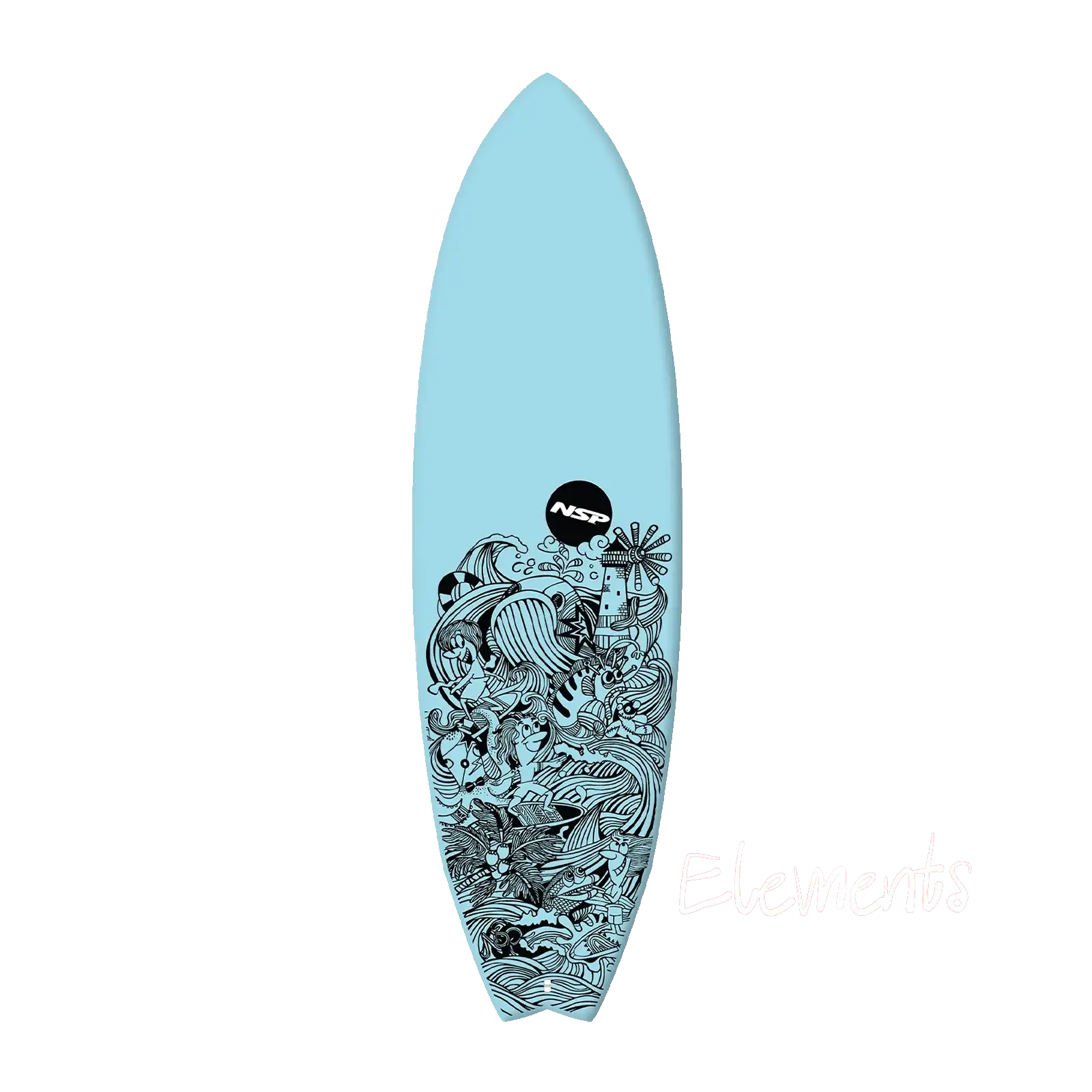 NSP Fish Elements 6'0" | 35.1 L Shredsta  NSP Europe